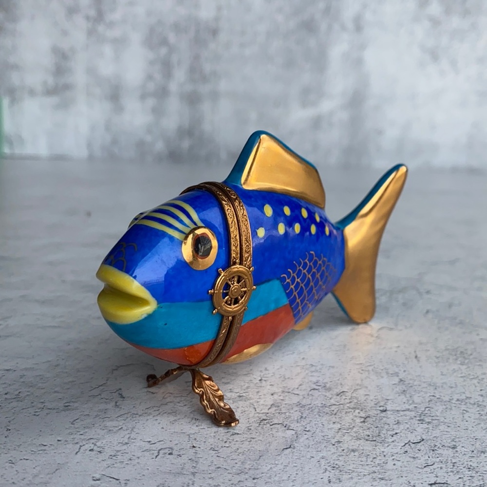 Vintage Limoges Tropical Fish - Picture 3 of 4